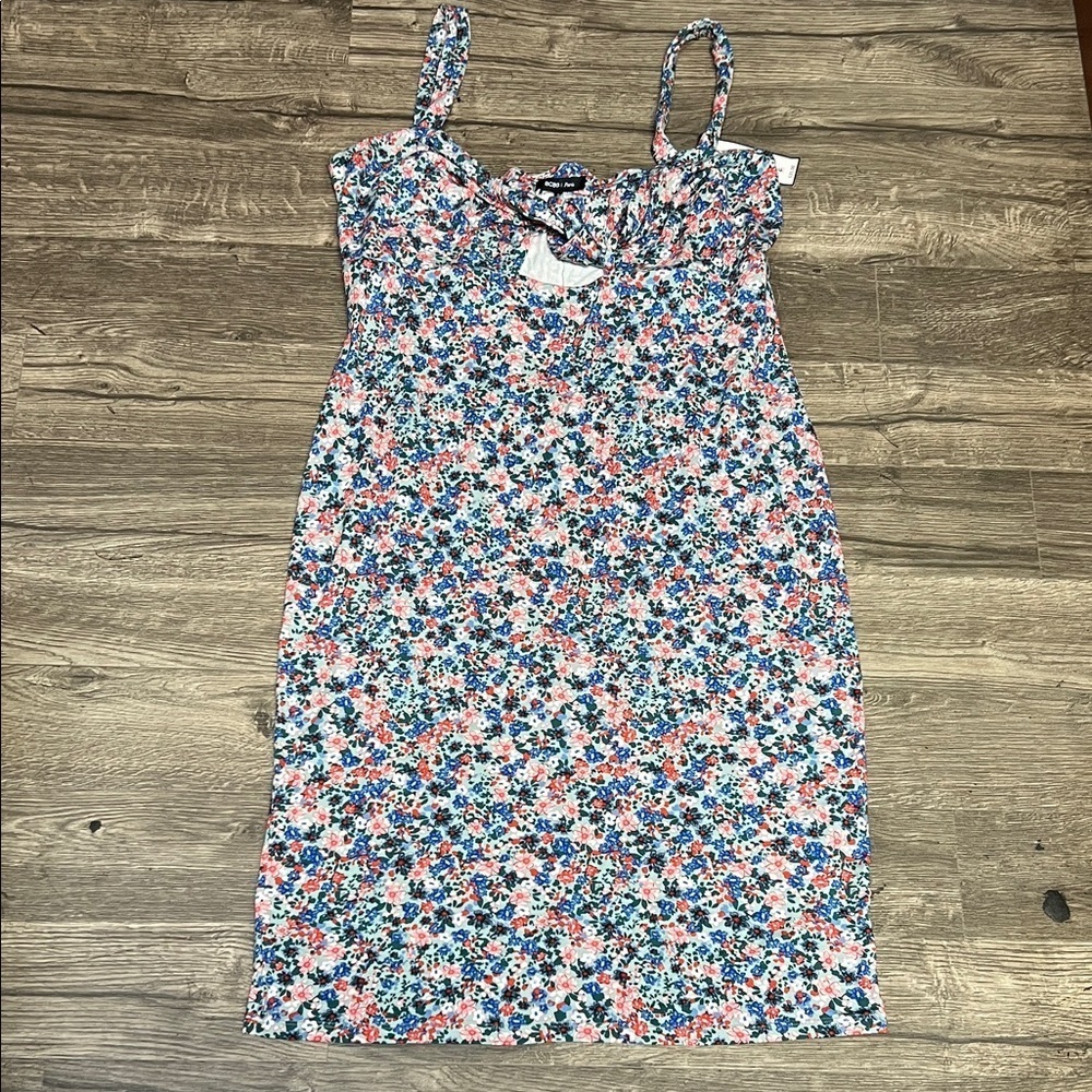 BCBG 
Floral Print Summer Dress